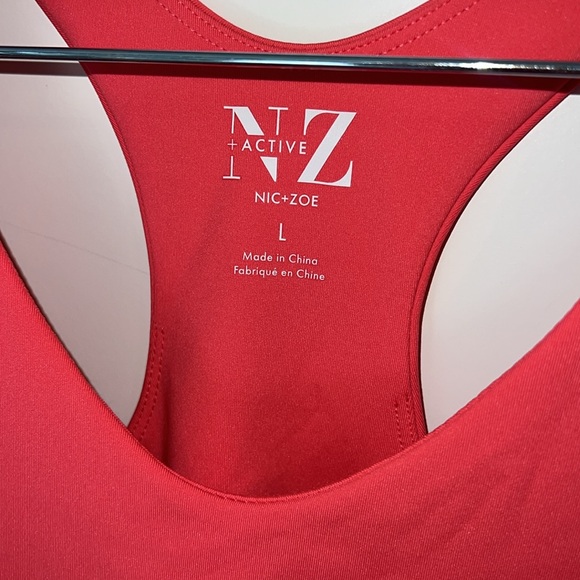 Nic+ Zoe Active Performance Workout Dress Golf Attire Coral Pink - Picture 6 of 11